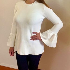 NEW WITH TAG Rachel Parcell Cream Knit Top for Women in Large!!